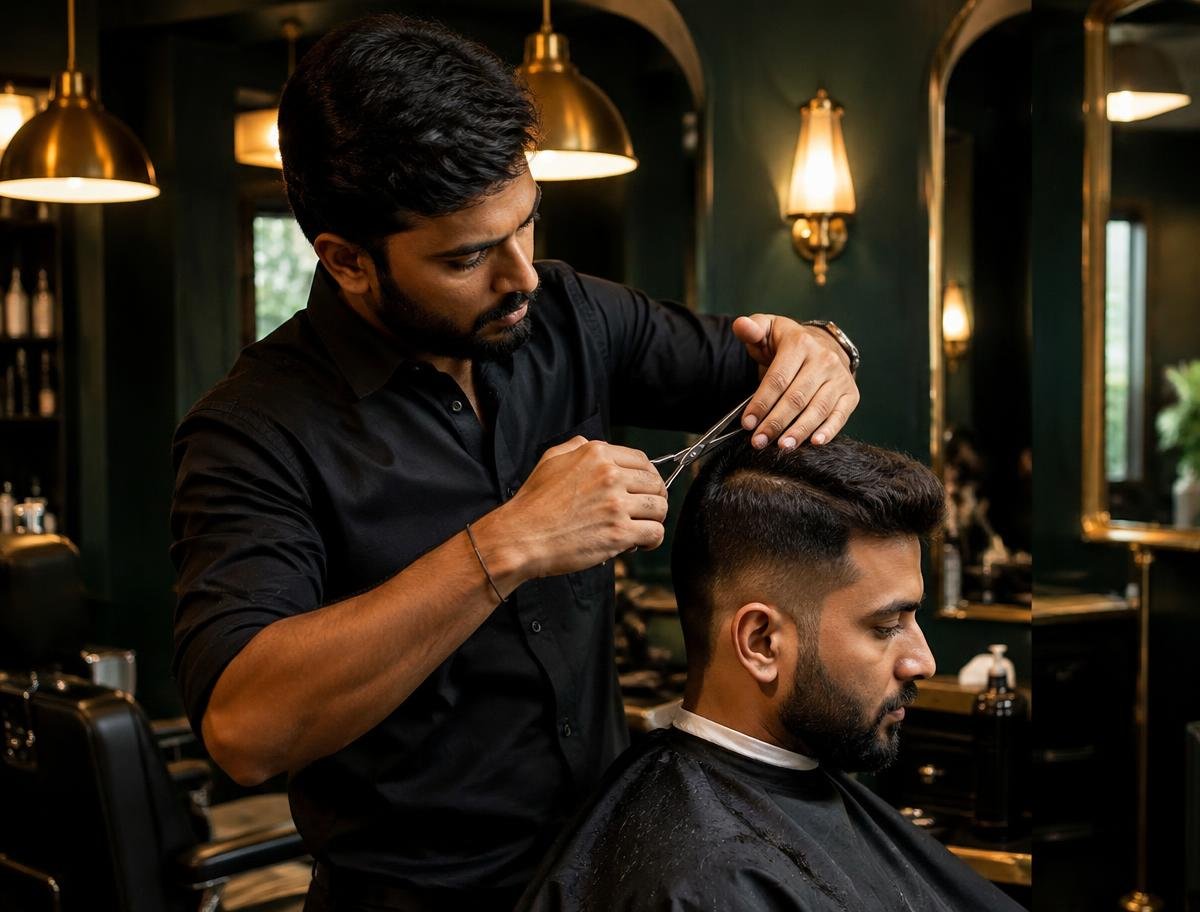 Precision Fade & Beard at Promax Unisex Salon Sarjapura